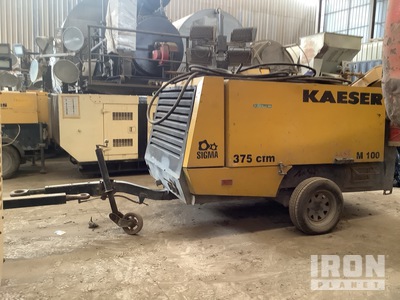 2018 Kaeser M100 Mobile Luchtcompressor (Inoperable)