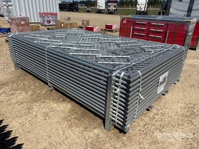 Quantity of 2026 Suihe SF-D-25 10 ft x 6 ft Chain Link Site Fence (Unused)