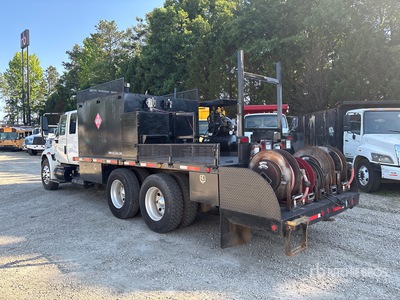2005 International 4400 6x4 Extended Cab Fuel and Lube Truck