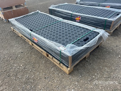 Quantity of (15) 2026 FPM 7 ft 11in x 3 ft 5 in Ground Protection Mats (Unused)