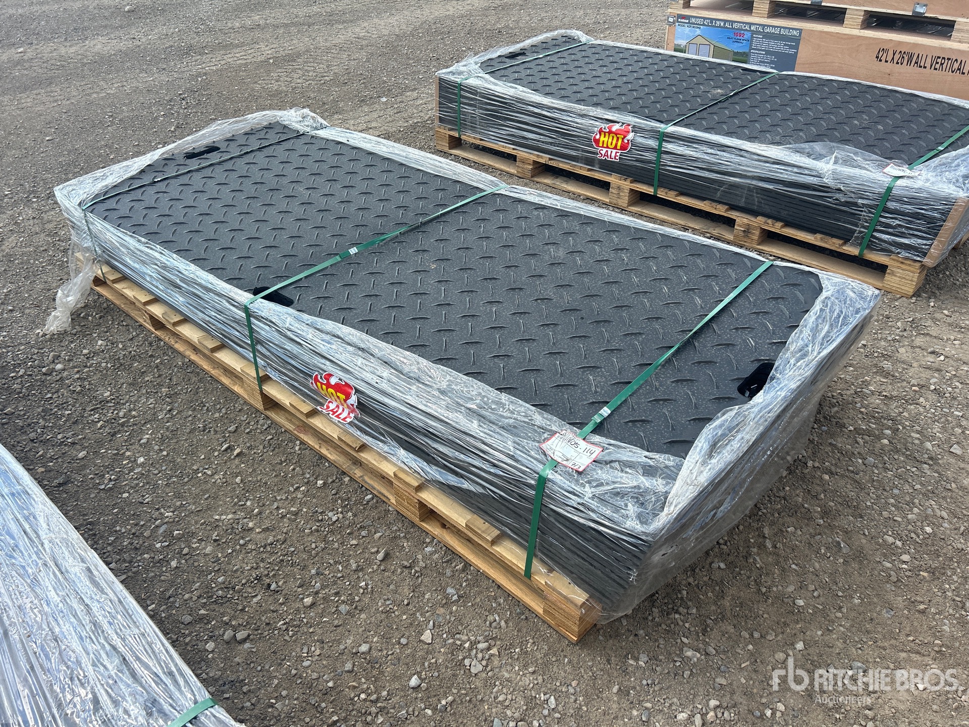 Quantity of (15) 2026 FPM 7 ft 11in x 3 ft 5 in Ground Protection Mats (Unused)