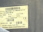 Refrigeration Unit Serial Number