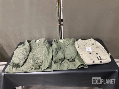 (9) All-Weather Coats, (31) Flyer’s Jacket Liners & Assorted Items
