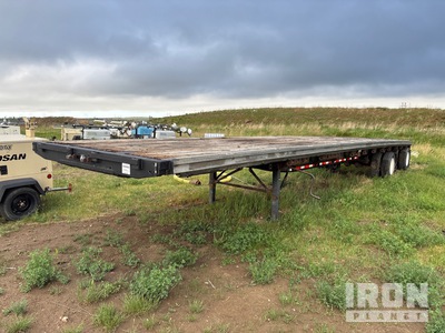 1997 Lode King 48 ft T/A Flatbed Trailer