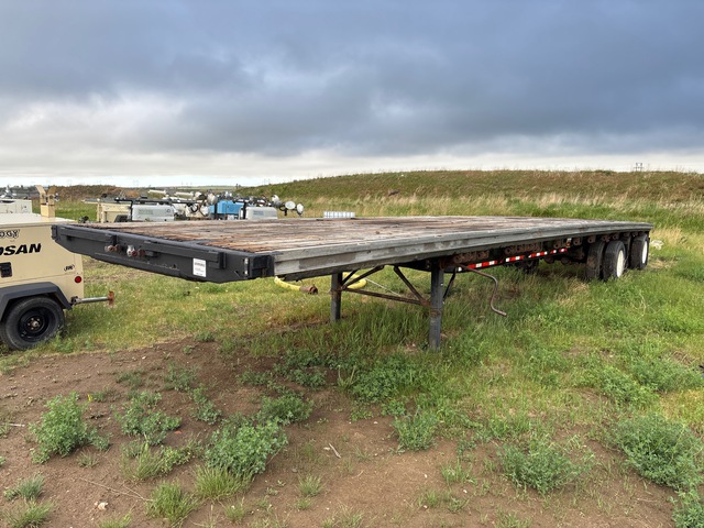 1997 Lode King 48 ft T/A Flatbed Trailer
