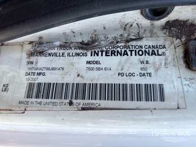 2008 International 7500 Vacuum Excavator Truck