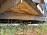 Trailer Chassis with Frame Rails/ Main Beams Condition