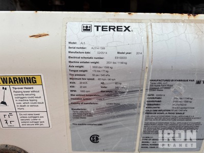 General Appearance with Unit Serial Number