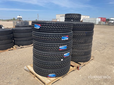Quantity of (12) TrueFast 11R24.5 Tyres (Unused)
