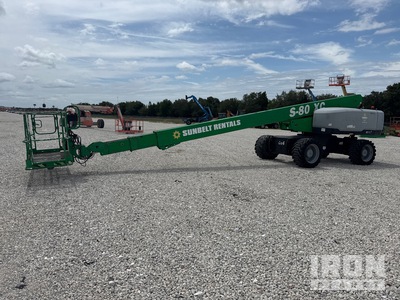 2018 Genie S-80XC 4WD Diesel Telescopic Boom Lift