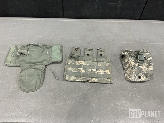 (59) M4 Three Mag Pouches, (124) First Aid Kit Pouches & Assorted Items