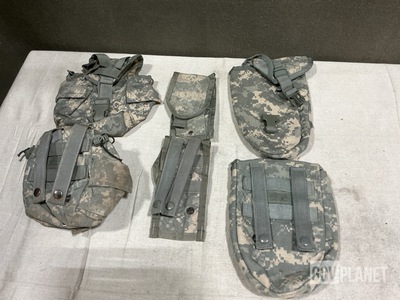 (300) M4 Two Mag Pouches, (90) Entrenching Tool Carriers & (150) Canteen Pouches