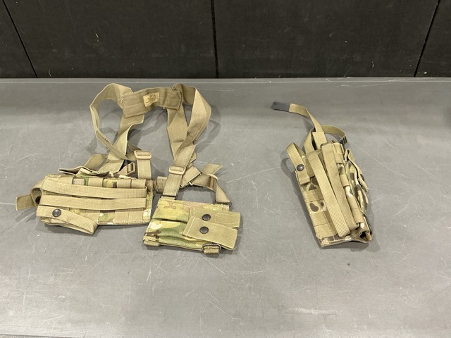 (37) Universal Shoulder Harnesses & (12) Individual Holsters