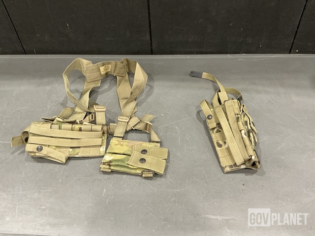 (37) Universal Shoulder Harnesses & (12) Individual Holsters