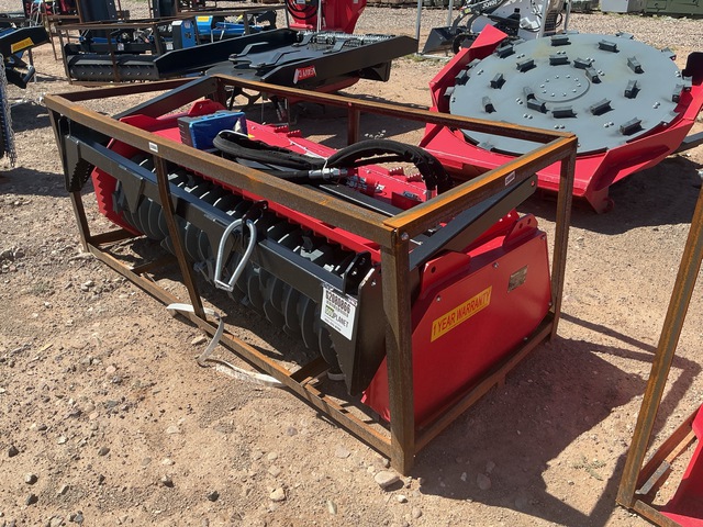 Raytree RMBD72S 72" Skid Steer Drum Mulcher - Unused Raytree RMBD72S 72" Skid Steer Drum Mulcher - Unused