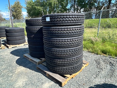 Quantity of (12) 11R22.5 Tires (Unused)