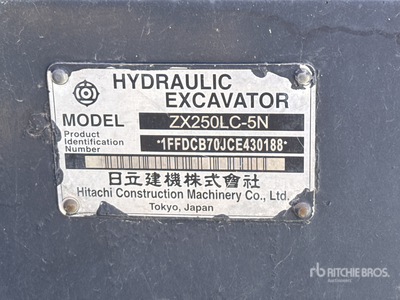 Hitachi ZX250 油圧ショベル