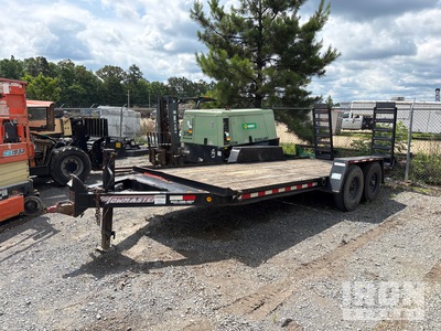 2019 Towmaster T-12D 7000 lb 18 ft T/A Equipment Trailer