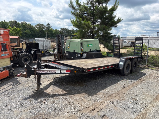 2019 Towmaster T-12D 7000 lb 18 ft T/A Equipment Trailer