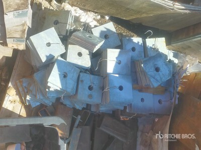 Quantity of RN38N Galvanized Anchor Plates (Unused)