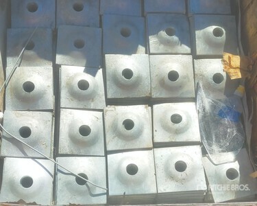 Quantity of Self Drilling Galvanized Dome Anchor Plates (Unused)