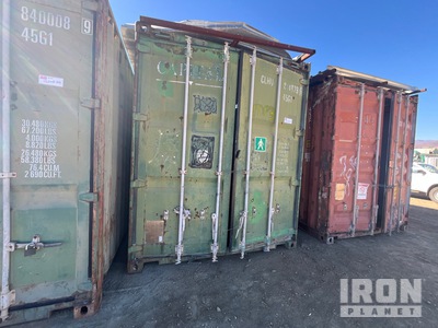 1998 Toilet Block Assembled Inside 40ft Open Top Conteneur de stockage