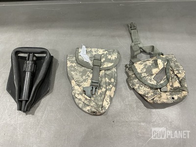 (84) Canteen Pouches, (86) Entrenching Tool Carriers & Assorted Items