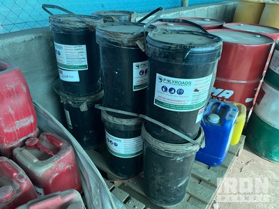 8x 25kg Barrels of Poly Roads Dust Tech