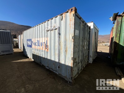 Quantity of Misc. Spare Parts w/20ft Storage Container
