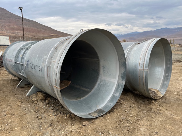 Quantity of (2) 2019 SystemAir AXC1600-12/24 Electric Ventilation Fan