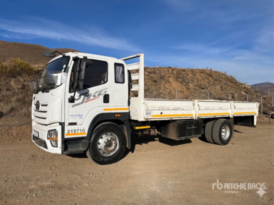 2023 FAW JK6 15.220 FL 4x2 Sleeper Flatbed Truck