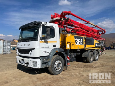 2022 Putzmeister BSF 36-4 12H 32 m on 2023 Fuso FJ26-280 6x4 شاحنة مضخة الخرسانة