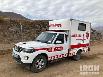 2023 Mahindra PIKUP SC EII 4WD RHD 4x4 Ambulance