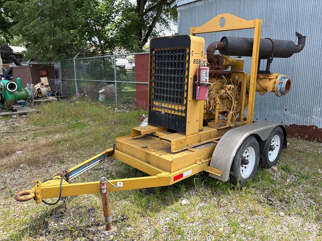 Trailer-Mounted Water Pump