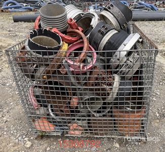 Quantity of Layflat Empty Hose Reels, Layflat Clamp Fittings & Flanges Varios. Industrial
