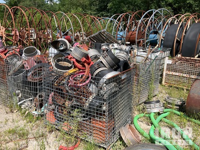 Quantity of Qty of Layflat Empty Hose Reels, Layflat Clamp Fittings & Flanges Slang