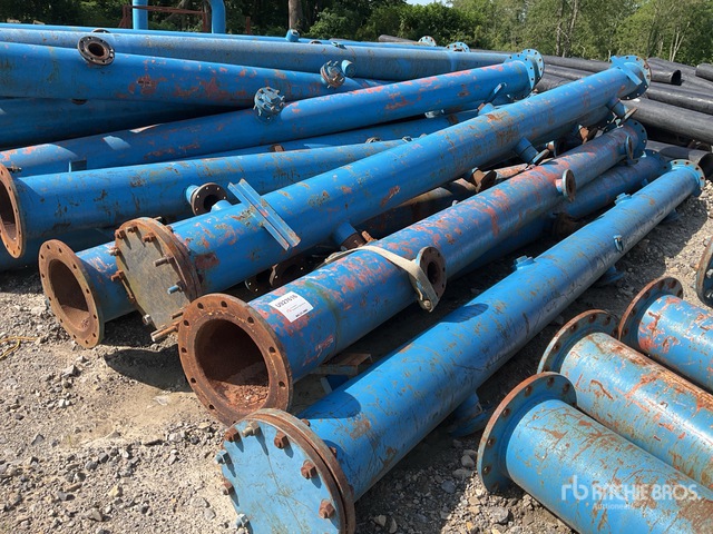 Quantity of (50) 12 in x 4 in x 20 Ft Blue Manifold