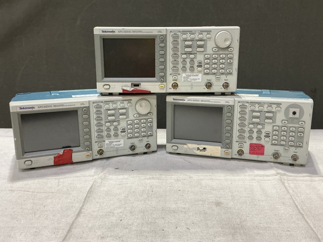 (3) TekTronix AFG3251C Arbitrary Function Generators