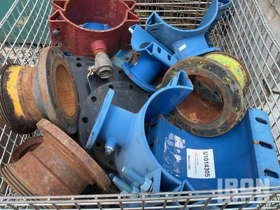 Quantity of Quantity Reducer/Butterfly Waffer/Blind/Flange to Vic/Saddle/Steel/Wall Jump/Steel Tee/Dual Suction Fittings and Flanges Raccords et brides
