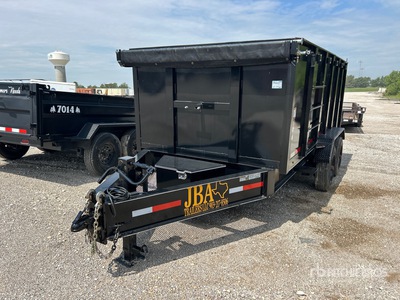 2025 JBA 14 ft T/A Dump Utility Trailer