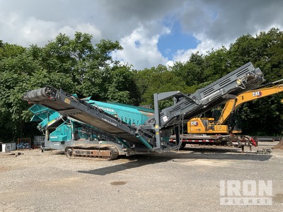 2017 Powerscreen Warrior 1800 Tracked Screen Plant
