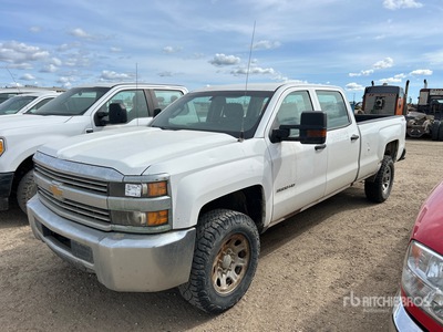 2015 Chevrolet 3500 HD 4x4 Crew Cab Pickup (Inoperable)