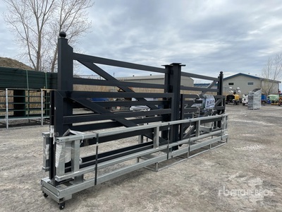 Quantity of (3) 2025 Suihe NFG-20FB-3 20 ft Bi-Parting Farm Driveway Gate (Unused)