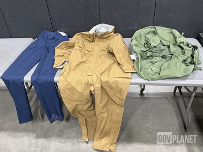 (27) Duffel Bags, (28) Pairs of Men’s Trousers & Assorted Items