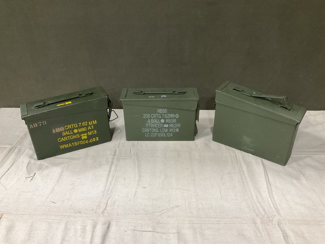 (60) M19A1 Ammo Cans - For 7.62mm