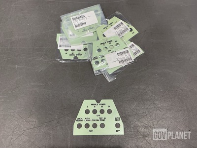 (7) 85018781 Engraving Hand Wheel Panels