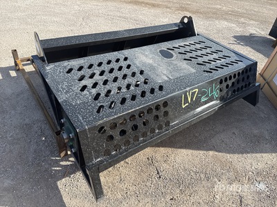 2026 GIYI GY-RR78 78 in Râteau à roches pour Chargeuse à direction à glissement (Unused)