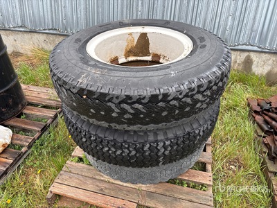 Quantity of (2) 10.00-22 Pneus