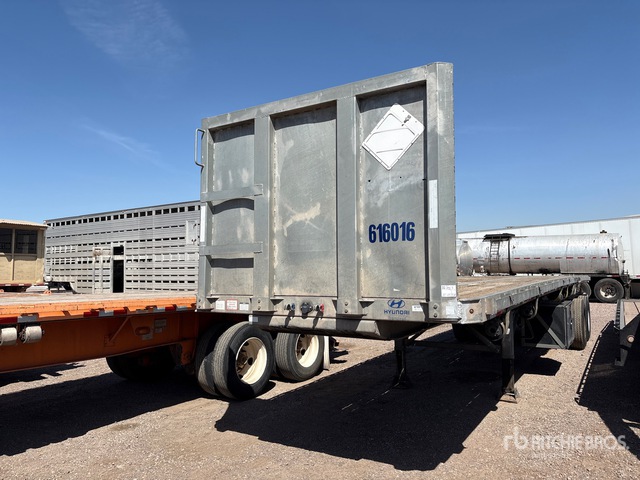 2017 Hyundai FC2366122-AF 36 ft T/A Flatbed Trailer