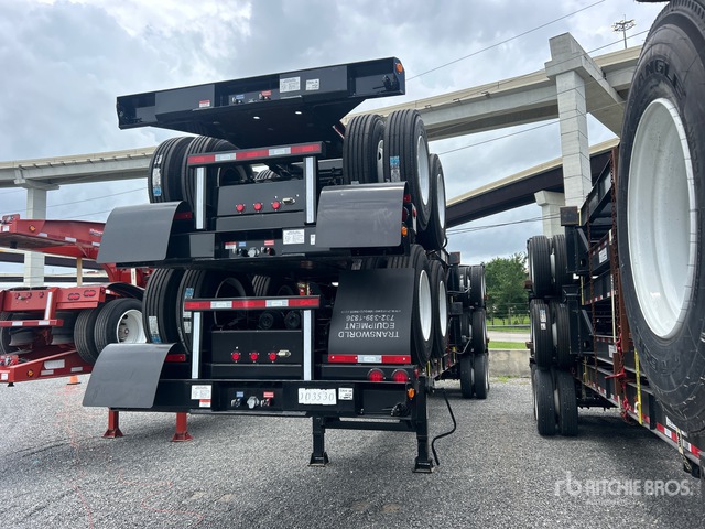 Quantity of (5) 2025 Gallegos 40 ft Container Trailer